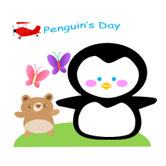 A Day with Penguin