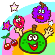 Happy Cartoon Fruits