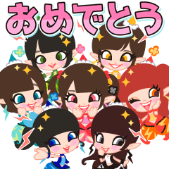 しゃべる でんぱアクビ組 Line スタンプ Line Store