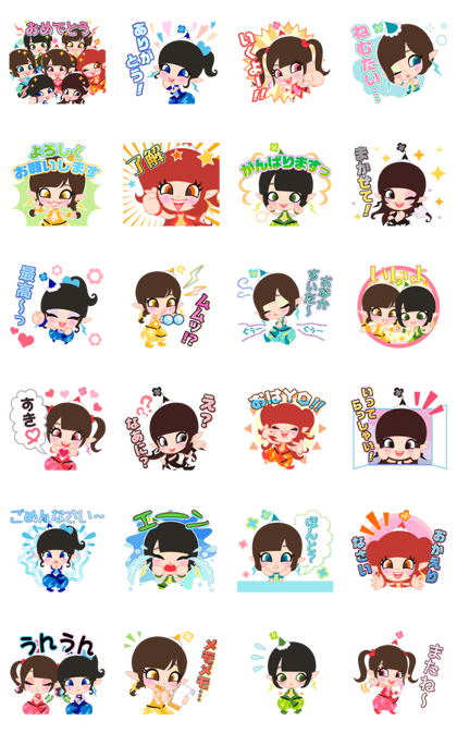 Dempa Akubigumi Sound Stickers