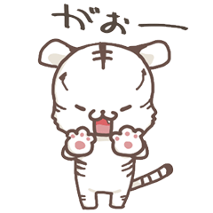 Cute White Tiger - Shiro Tora San -