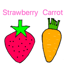 English learning (fruit, vegetable)