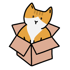 A cat loves box
