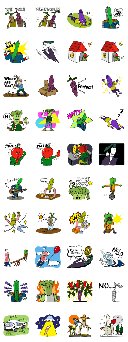 CHARMING VEGETABLES