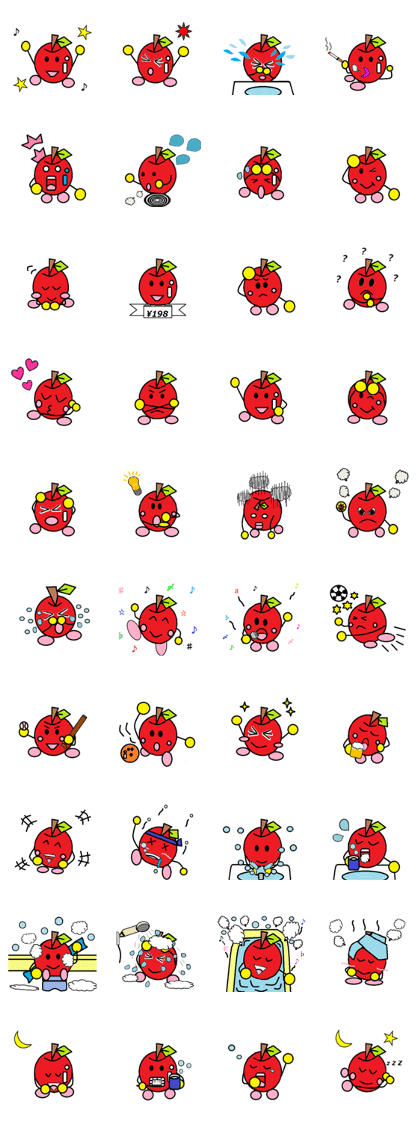 Long day of apple-chan