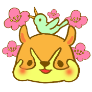 Event stickers of a pretty animals