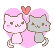 Always together of cats.