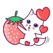 cute cat small snow
