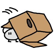 Corrugated cardboard soldier