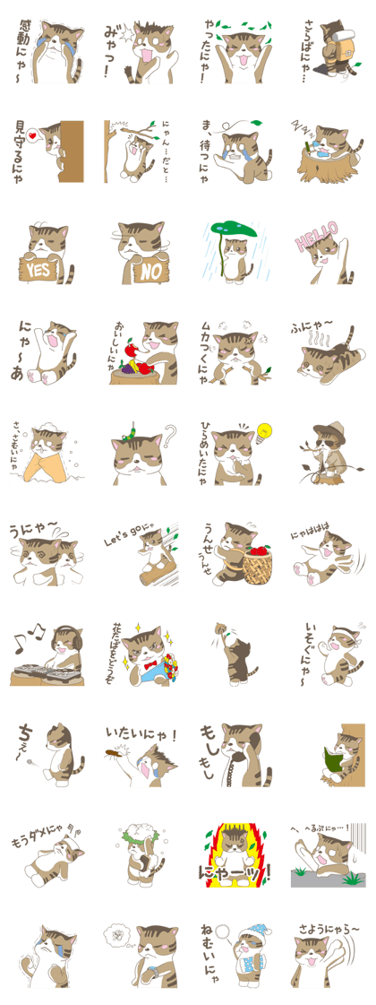 NyanClip, Cat in an entertaining forest