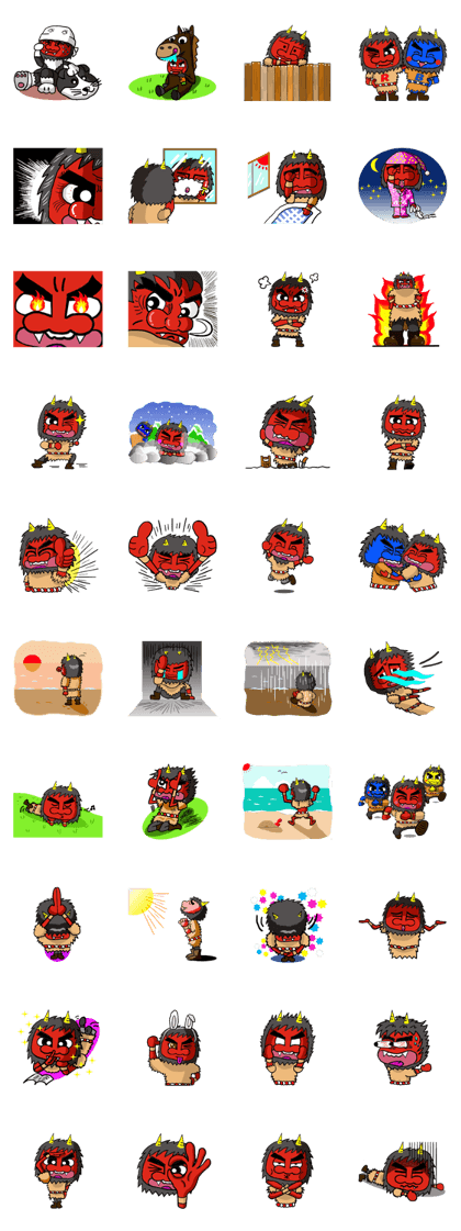 Sticker of the ogre