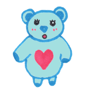 Blue bear kid