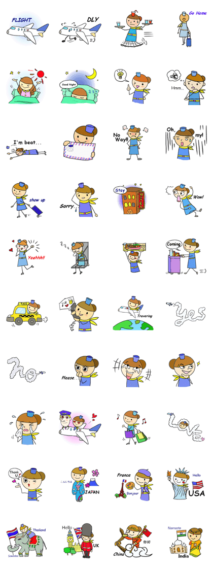 Cabin Crew Sticker
