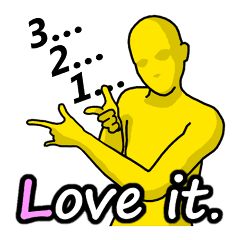 黄色男のパフォーマンス 英語 Line スタンプ Line Store 黄色男のパフォーマンス 英語 Line スタンプ Line Store