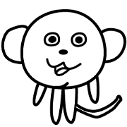 Sticker of saru