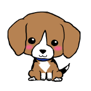 Small BeagleHundDog Maple.