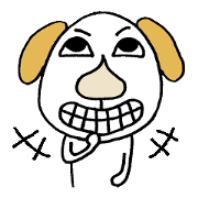 Dog nose is large