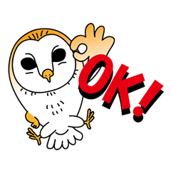 The useful Barn Owl stickers