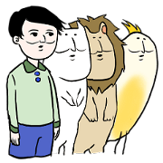 Takashi and his boon buddies