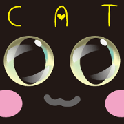 Happy! "Black" of "cat"!