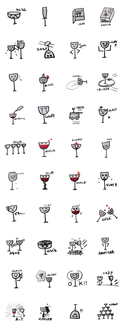 The daily life for glasses