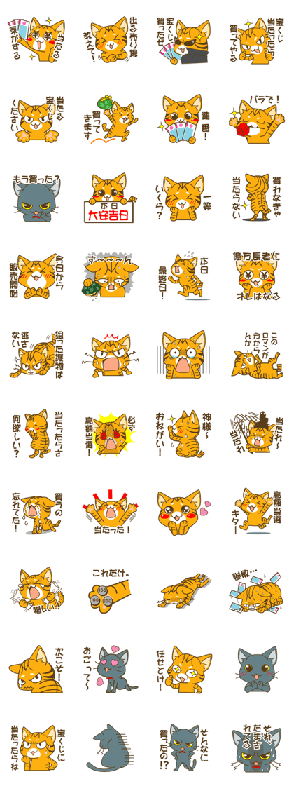 Get rich quick! Lottery Cat