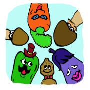kawaii vegetables