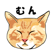 Cats illustration sticker