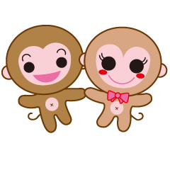 monkey  osaru-kun & osaru-chan