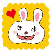 Happy Rabbit Sticker