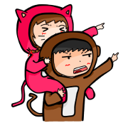 Monki and Kitten