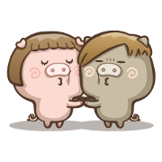 Fat pig couple