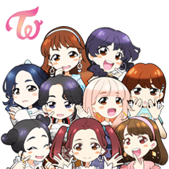 Twice Candy Pop Line Sticker Line Store