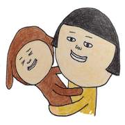 Mom&kids sticker