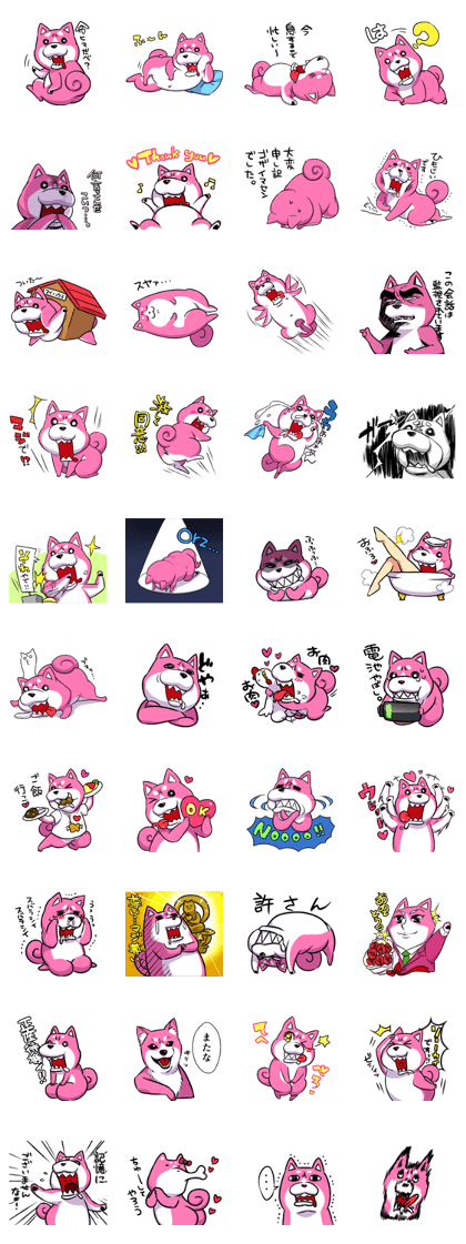 pink shibainu