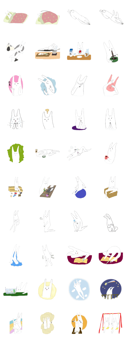 Rabbits don't feel  motivated