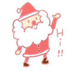 Santa Claus Boy Sticker