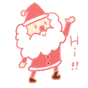 Santa Claus Boy Sticker
