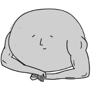 Muscle stone stickers