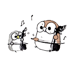 Erhu-owl Stickers vol.2