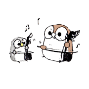 Erhu-owl Stickers vol.2