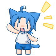 Nekomimi boy's sticker