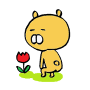 Feelings of bear sticker