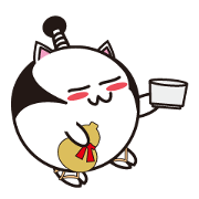 Daily life of samurai cat