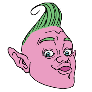 Purple man