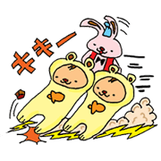 Mr.yochiyochi&alpaca with rabbit