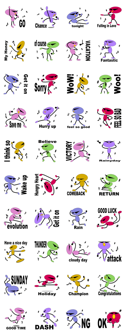 Singer Stickman Vol.2 -English Ver-