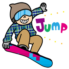 Let's go snowboarding together!