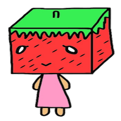 Cube strawberry