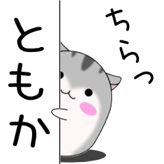Move! Tomoka designated name Sticker